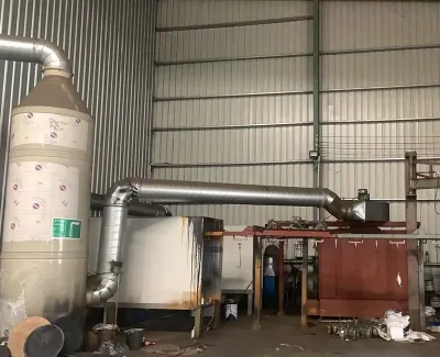   Línea de pintura con control ambiental 