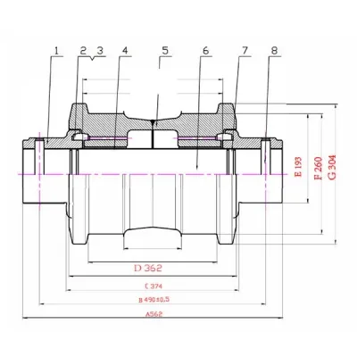 Rodillo inferior E390