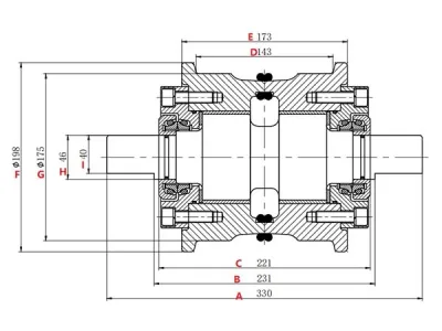 Rodillo inferior D5C