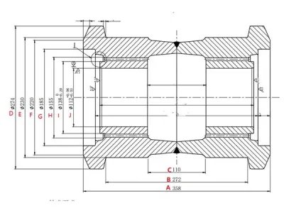 Rodillo inferior E375