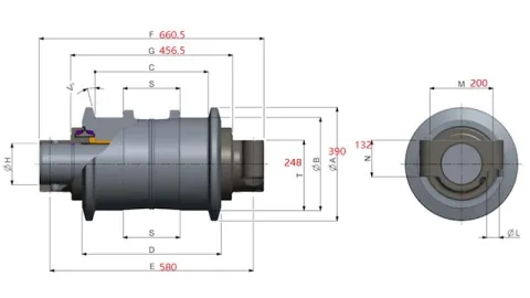 Rodillo inferior EX1900