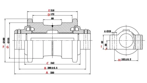 Rodillo inferior EX200