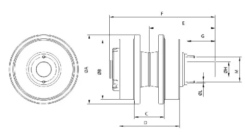 Rodillo superior para bulldozer Komatsu D31
