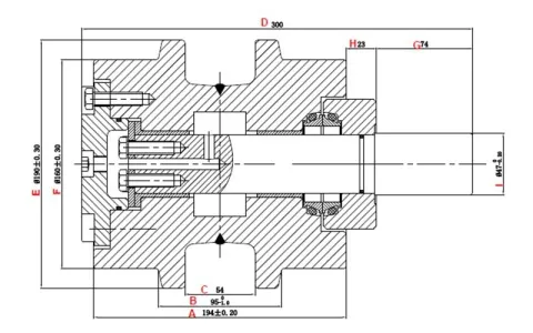 Rodillo superior para excavadora Caterpillar E330