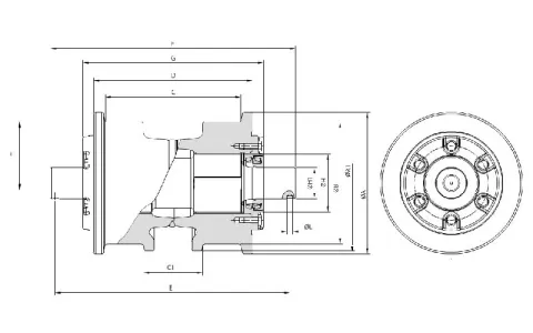 Rodillo superior para bulldozer Caterpillar D10T