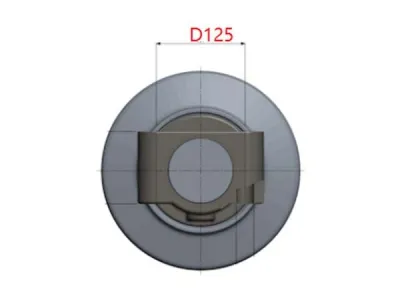 Rodillo superior para excavadora Hitachi EX2600
