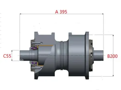 Rodillo superior para excavadora Hitachi EX1900