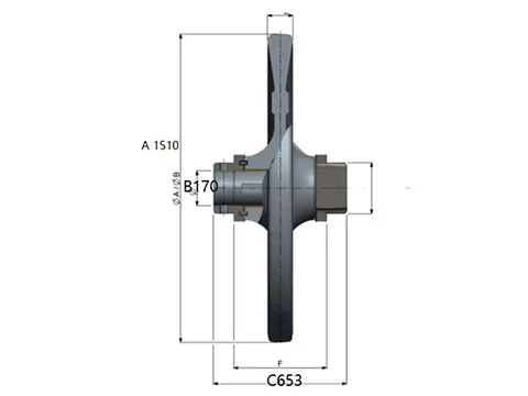Rueda guía para excavadora Komatsu PC3000  