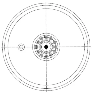 Rueda guía para bulldozer Komatsu D375