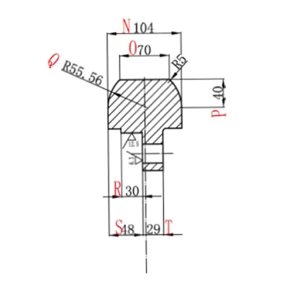 Segmento de rueda dentada para bulldozer Komatsu D275  